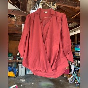 Burgundy Dress Shirt